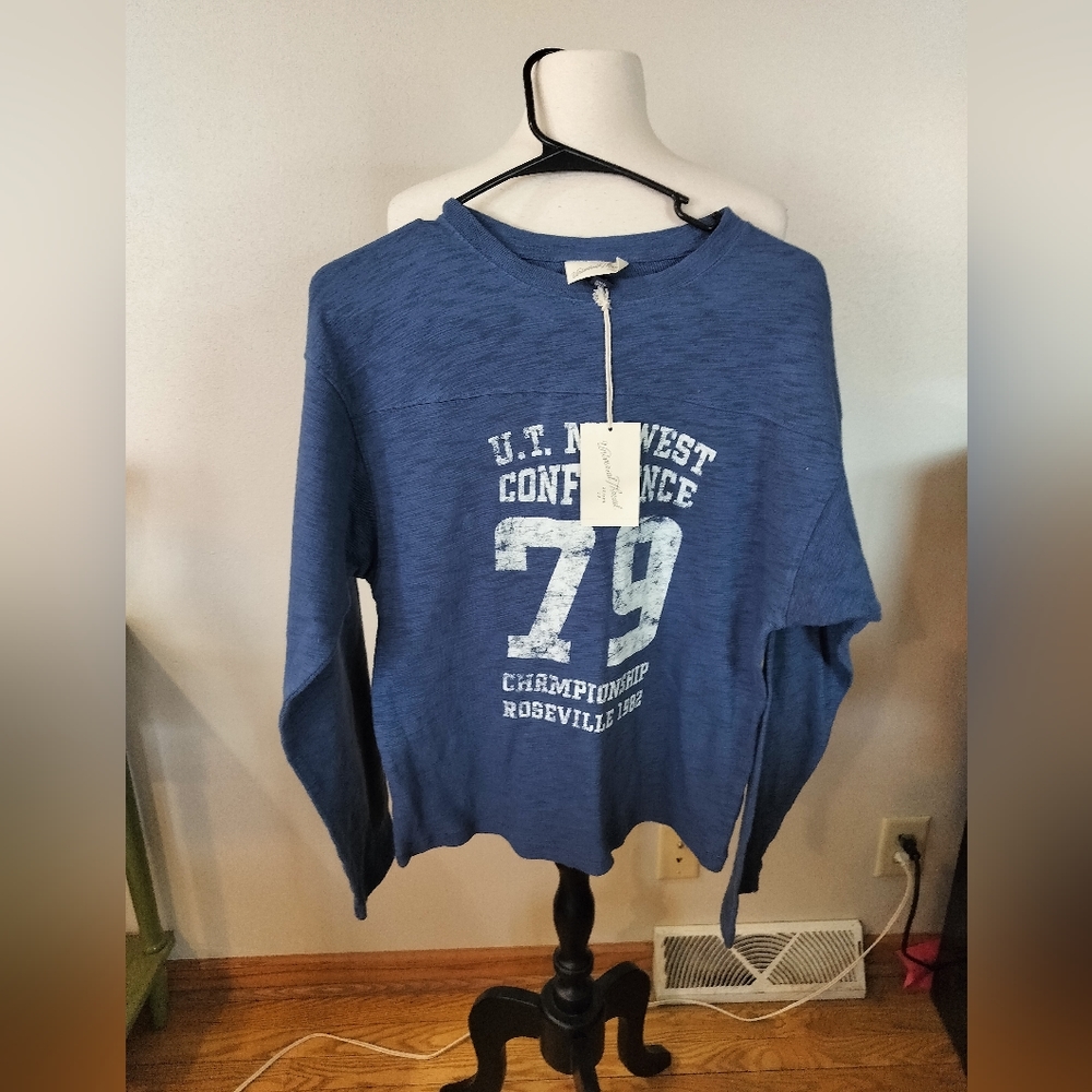 Universal thread unisex XS top blue casual
